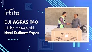 DJI AGRAS T40 İrtifa Havacılık Nasıl Teslimat Yapar [upl. by Peper]