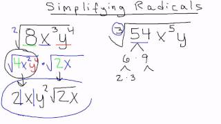 Simplifying Square Root amp Cube Root with Variables [upl. by Barrett]