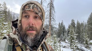 Snowy Idaho elk hunting 2024 [upl. by Odette]