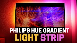 Philips Hue Gradient Light Strip beauty isn’t cheap [upl. by Annaira395]