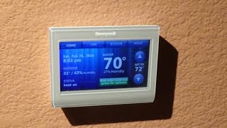 Honeywell RTH9580 WiFi Thermostat EASY Installation [upl. by Oscar]