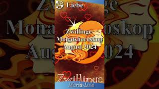 Zwillinge LIEBE ❤️ Horoskop August 2024 [upl. by Kered]