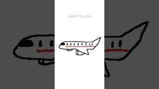 Dont Jump on the Plane flipnote animation dsi 3ds [upl. by Desirae558]