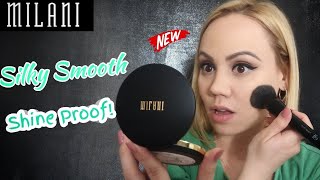 NEW Milani Conceal and Perfect Shine Proof Powder 03 Natural Light Review amp Swatch Oily skin2018 [upl. by Brottman]