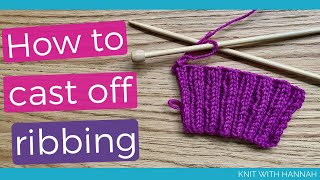 How To Cast Off Ribbing [upl. by Millur]