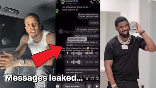 Turner n9 amp Tion Wayne Beefing On Instagram Dms DMS LEAKED [upl. by Emelia]