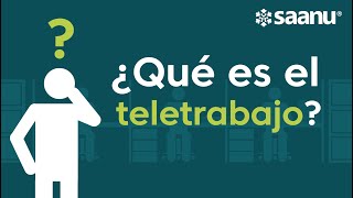 ¿Qué es el Teletrabajo [upl. by Ahsinrats]