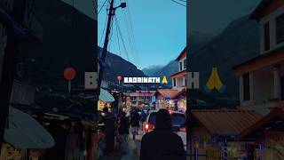 Badrinath Temple✨❤️ satgamayatours Full video will be in Curly Nanda youtube channel🤍 [upl. by Nerland]