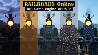 RAILROADS Online  BIG Game Engine UPDATE amp more  railroadsonline [upl. by Enyawad787]