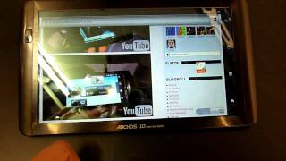 Archos 101 Internet Tablet Hands On  German [upl. by Ueihtam474]