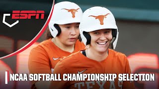 Selection Sunday 🚨 Texas Longhorns are No 1 overall seed in NCAA Softball Tournament [upl. by Iddo387]