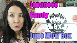 Japanese Candy Taste Test June WOW Box [upl. by Iteerp]