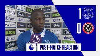 EVERTON 10 SHEFFIELD UNITED ABDOULAYE DOUCOURES REACTION [upl. by Trevorr]