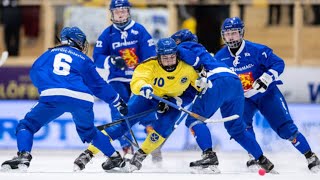 Final2023 «Sweden»«Finland» 2 April Women Bandy World Championship2023 [upl. by Rentsch]