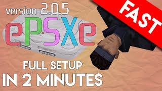 ePSXe 205 Emulator for PC Full Setup and Play in 2 Minutes The Best PS1 Emulator [upl. by Hannis]