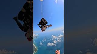 Sky diving ♥️shortvideo underwaterexperience adventuresports youtubeshorts skydive skydiving [upl. by Margalit]