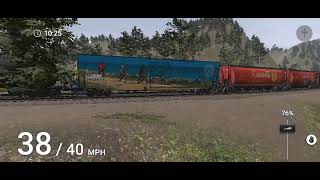 Trainz 3 Preserved BN SD60 Trio hauling train [upl. by Viv]