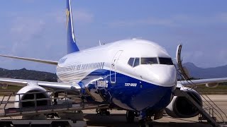 RYANAIR Famous Dreamliner livery EIDCL Boeing 737800 at Alghero Airport [upl. by Martens]