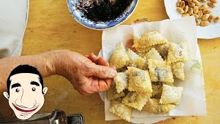 Italian Grandma Make SWEET FRIED RAVIOLI from Abruzzo Caggionetti Recipe [upl. by Gerger]