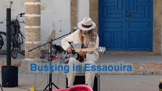 Busking in Essaouira  Rollin’ amp Tumblin’ with Loopy Pro amp Groove Rider [upl. by Eecyal]