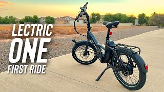 Game changer Lectric ONE EBike Unboxing Overview and First Ride [upl. by Ygiaf]