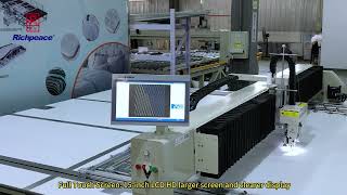 Automatic High Precision Quilting Machine video [upl. by Vedette]