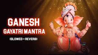 Ganesh Gayatri mantra lofi version  Ganpati Lofi Slow and Reverb  ek dantaya vakratundaya [upl. by Eetsud]