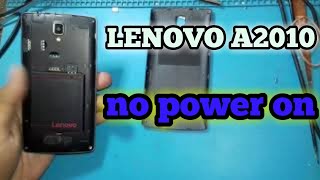 Lenovo A2010 no power on [upl. by Ettennej]