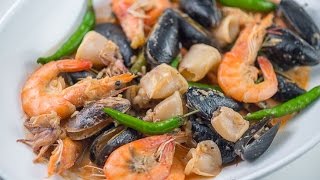 Seafood Bicol Express Recipe  How to Cook Bicol Express  Panlasang Pinoy [upl. by Cybil]