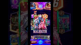 MALEKITH on VALHALLA best TOXIC DECK ever 🔥😱  MARVEL SNAP  viralvideo games gaming shorts [upl. by Samuelson]