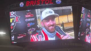 Austin Dillon wins Bristol Dirt Nationals 604 Crate Late Model Feature [upl. by Gregorius]