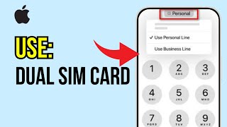 How to Use Dual SIM Card on iPhone 15  15 Pro Max  15 Plus [upl. by Ellenehc42]