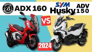 Bristol ADX 160 vs SYM Husky ADV 150  Side by Side Comparison  Specs amp Price  2024 Philippines [upl. by Gintz]