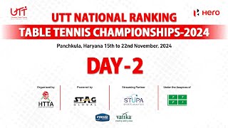 Day2 T1  Evening  UTT National Ranking Table Tennis Championship24 Panchkula  Powered by STUPA [upl. by Ninon]