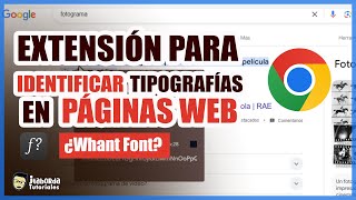 👌EXTENSIÓN PARA IDENTIFICAR TIPOGRAFÍAS EN PÁGINAS WEB🌐 [upl. by Hagi47]