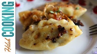 How To Make Pierogi  Mushroom Pierogi Recipe  Hilah Cooking [upl. by Sisson]