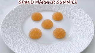 Grand Marnier Gummies Recipe  Inspired by Heston Blumenthals Whisky Gums  MICHELIN STAR CANDY [upl. by Marcia234]