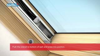 BUILDBASE HOW TO  Keylite – Solar Blind Installation [upl. by Ibrek]