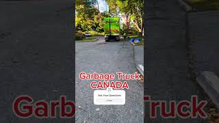 garbage Truck in canada canadaimmigration canadavlogs foreignstudents [upl. by Ringe759]