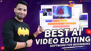 AI Video Editing Software for PC 2024 Best AI Video Editor Tutorial for Beginners  Edimakor [upl. by Kcirdled706]