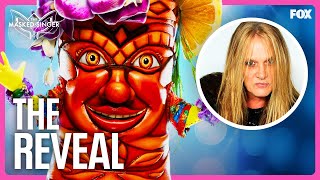 The Reveal Sebastian Bach is Tiki  Season 10  The Masked Singer [upl. by Calv]