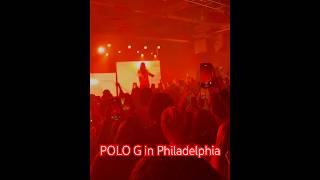 Polo G brought his Hood Poet Tour to Philadelphia wit Twotiime Vonoff1700 SKYLAR BLATTDIOR SCOREY [upl. by Ecirpak128]