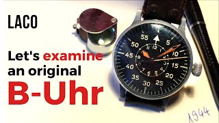 Original BUhr on the Table Lets Examine a Laco Flieger Watch from 1944  Watch Review [upl. by Florina]