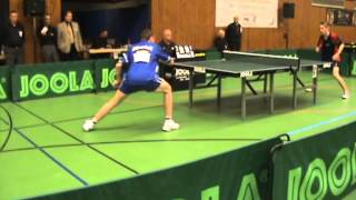 TT Dtsch Schuelerm 2009Anton Adler Defense Maximilian Dierks 77 SC Bettmar 4 Satz [upl. by Adriaens435]