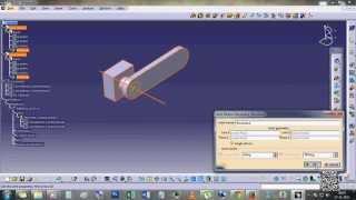 Animation in CATIA v5  animationCATIA catia [upl. by Ellerd]