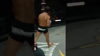 Dantas literally RAN after Reis with this flying knee KO 🦵 MMA Bellator Shorts [upl. by Leamse289]