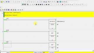 plc247automation6 Differentiate UP and Down in Omron PLC  DIFU amp DIFD Instructions [upl. by Andra]