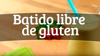 Cómo hacer batido libre de gluten [upl. by Anirehtac]