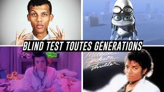 BLIND TEST Toutes Générations  30 EXTRAITS [upl. by Reniti]