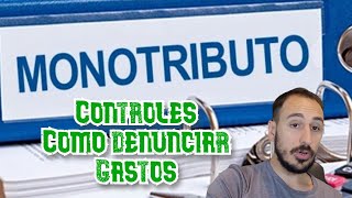 Monotributo Controles  Como denunciar GASTOS en AFIP [upl. by Archle342]